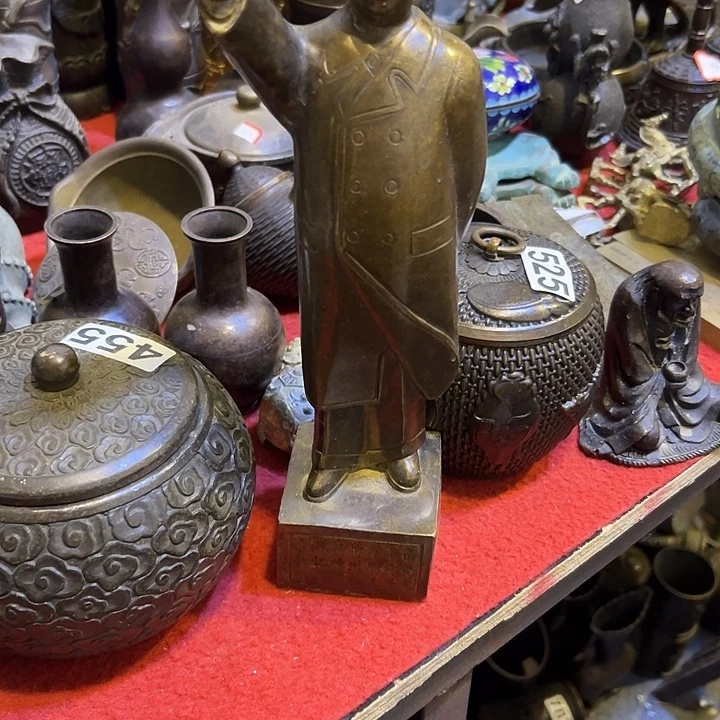 电***哥黄铜摆件，文房摆件