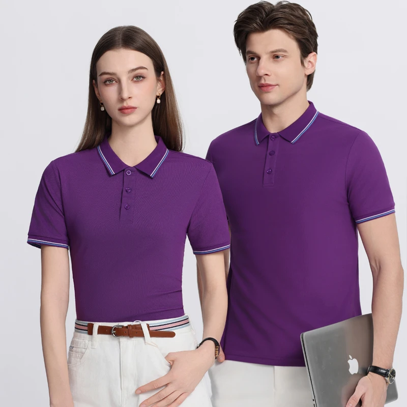 饭店餐饮服装定制广告企业文化团体服夏季POLO衫工作服刺绣印logo