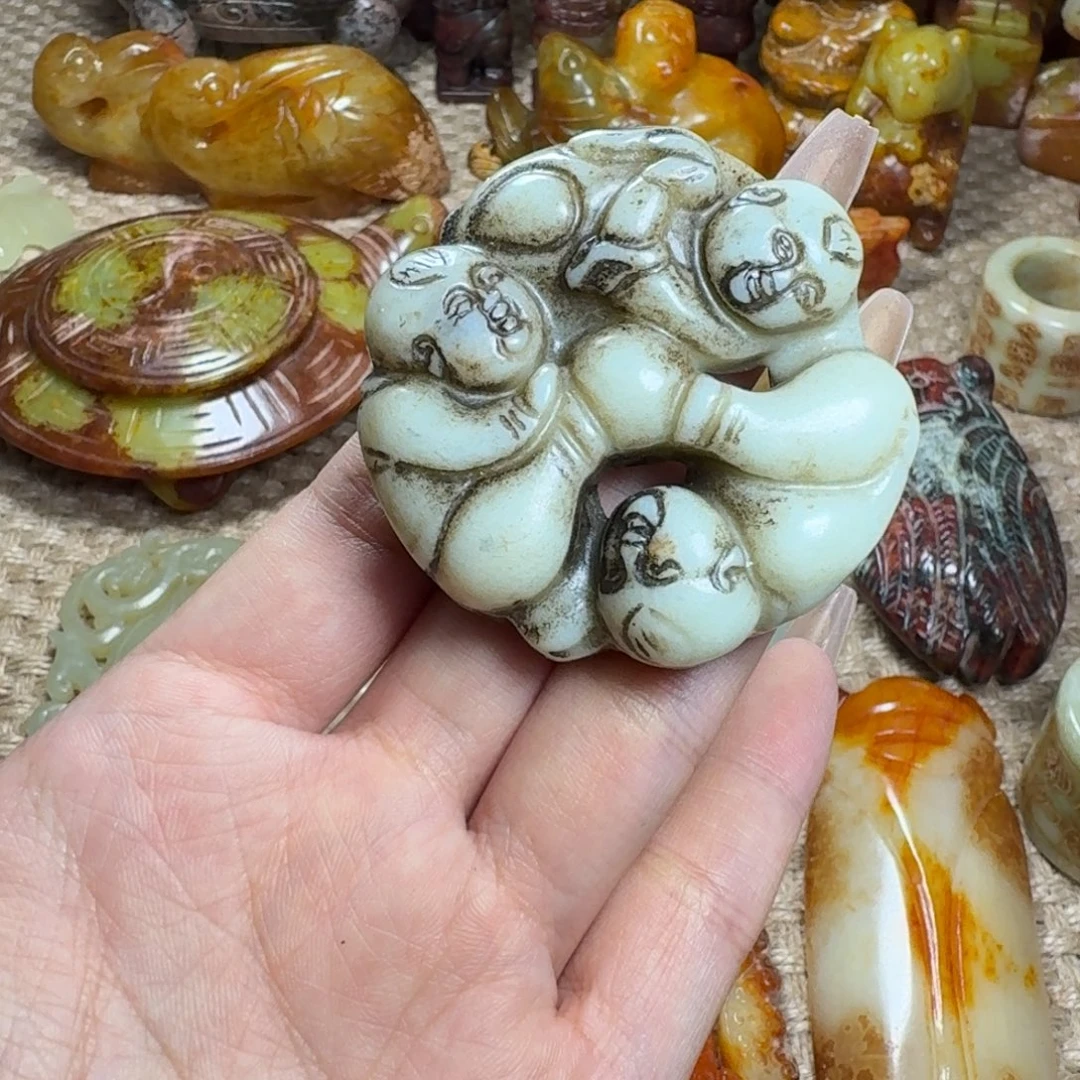 白玉菩提吊坠挂件