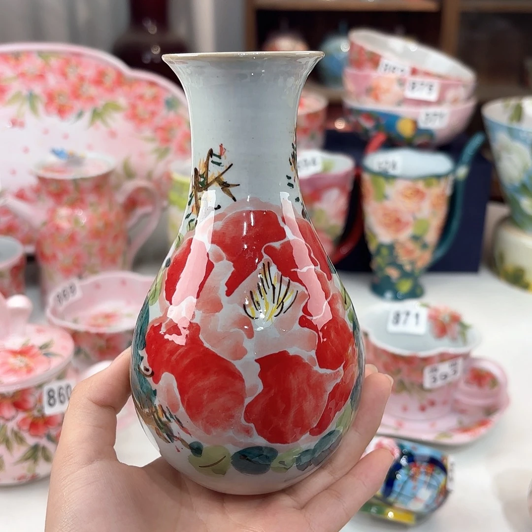 景德镇手绘高温釉下彩陶瓷茶具
