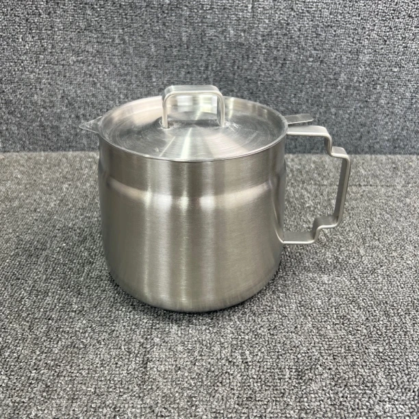 美国尾单2.5L油壶316不锈钢加厚过滤猪油壶家用带盖猪油罐迪尼兰