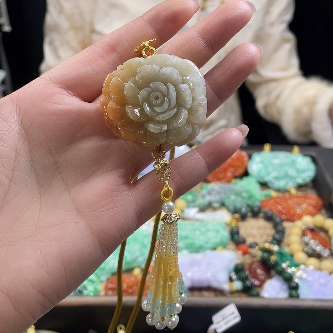 翡翠戒指未镶嵌代编织