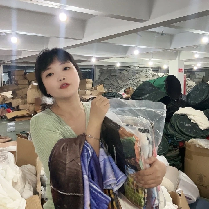 布多款毛绒真空毯好很好