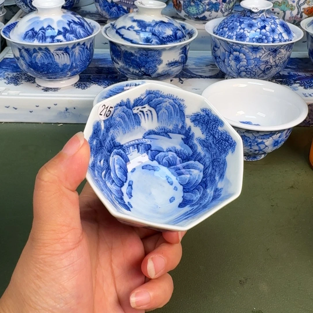 景德镇纯手绘茶具圆圆215