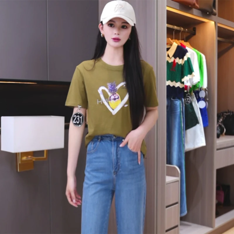 35270【韩系列】宽松显瘦T恤321Z9393