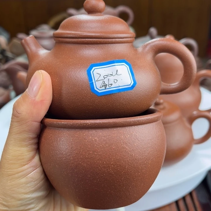 紫砂茶壶紫砂花茶