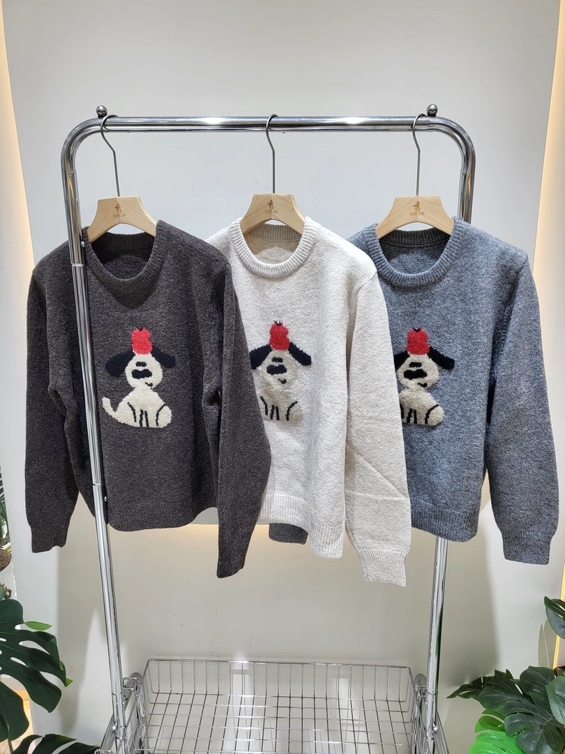 ⭐彩织⭐软糯圆领毛衫