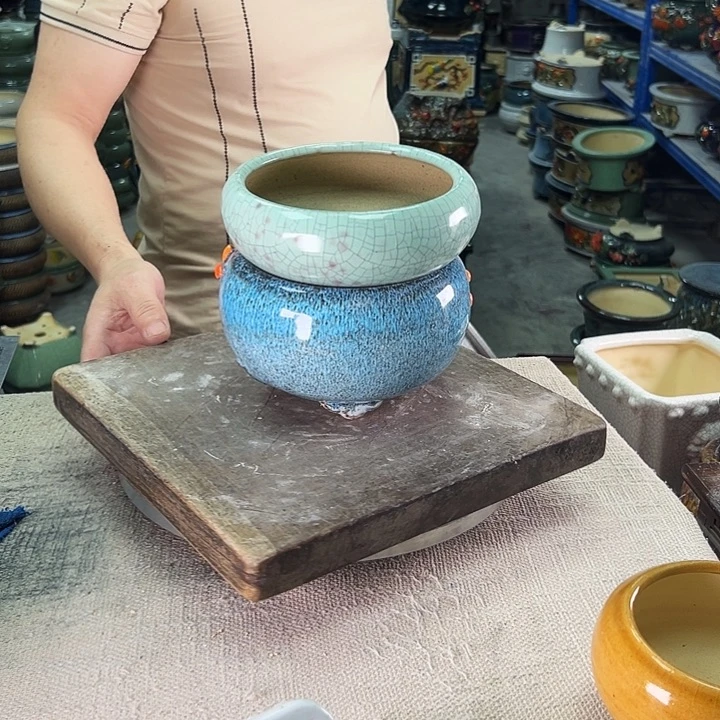 福***业泳坤堂石湾花盆陶瓷