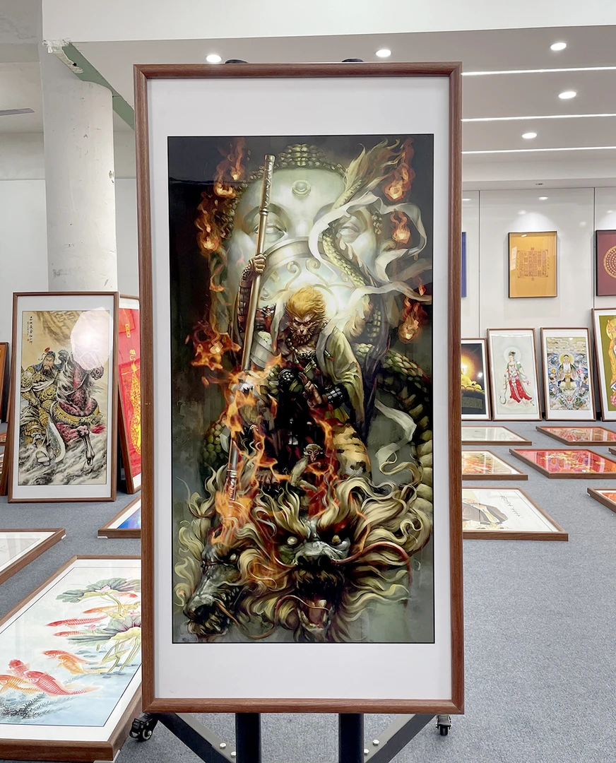 [20斗战胜佛]60x120cm中国风家居装饰画办公室玄关客厅装饰画
