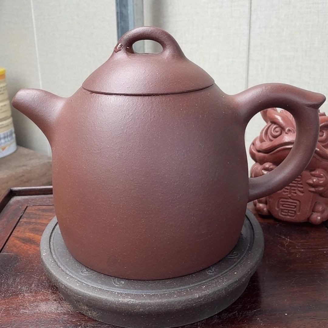 秦权壶230cc老紫泥