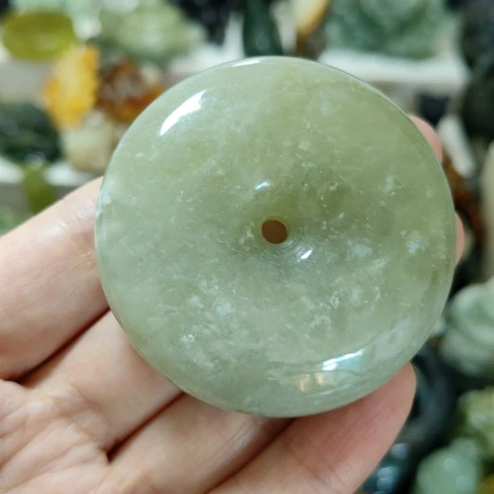 未镶嵌岫玉平安扣