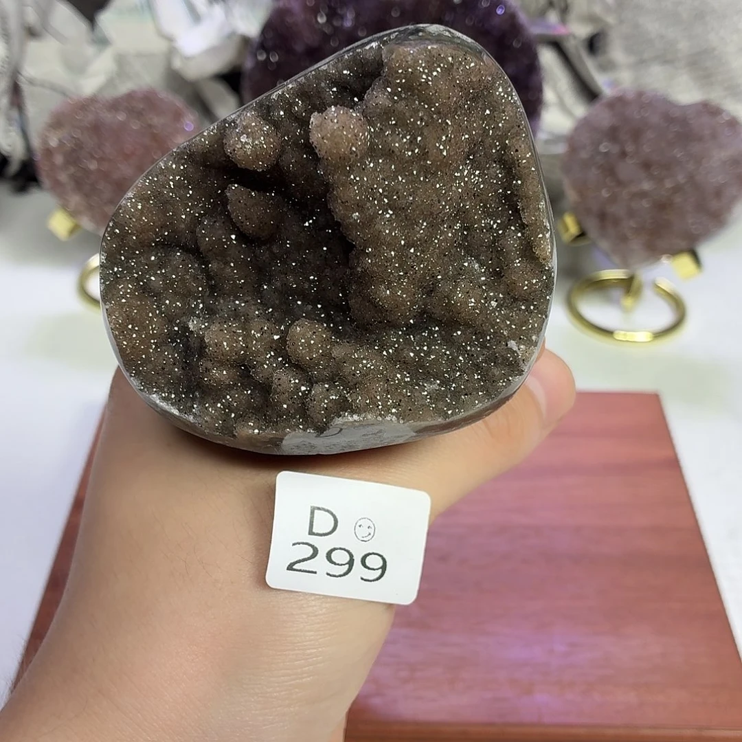 未镶嵌摆件紫晶软糖水晶