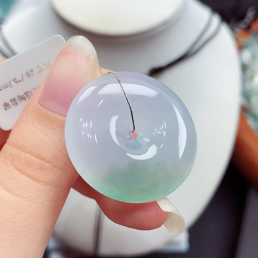 翡翠未镶嵌颈饰翡翠13，28.7/5.7