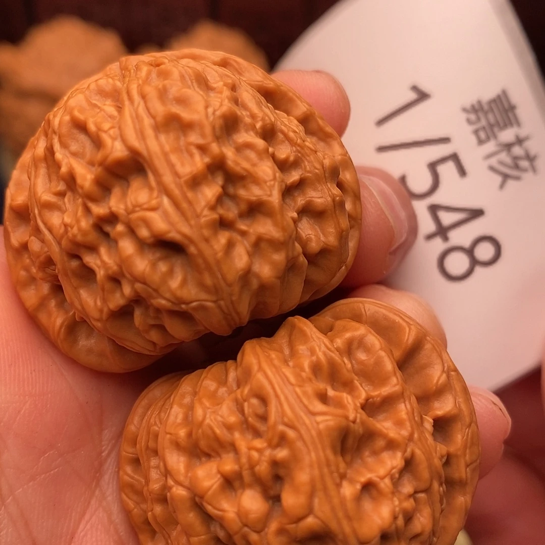 文玩核桃把件38白狮子