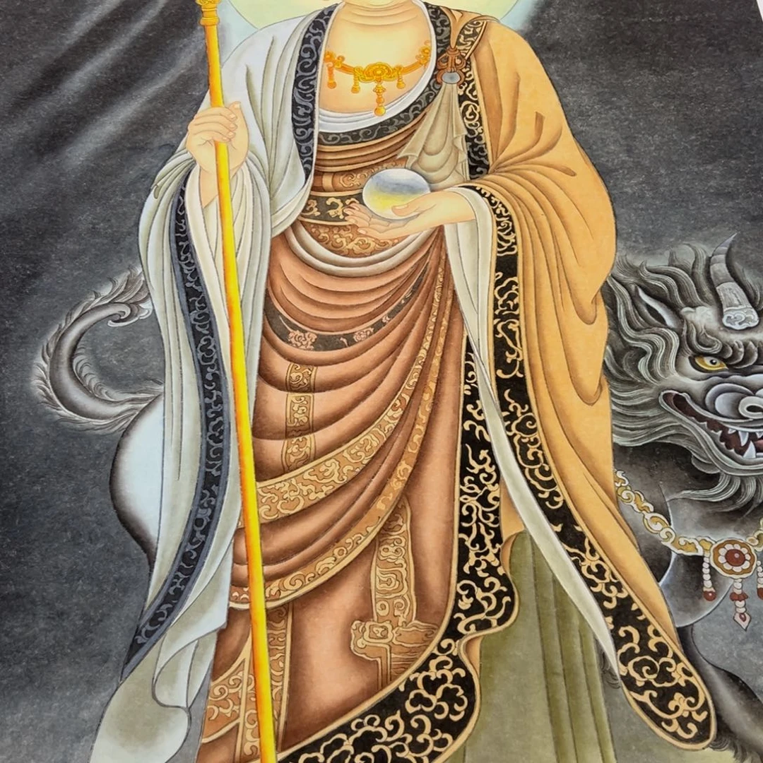 国画李老师地藏王菩萨