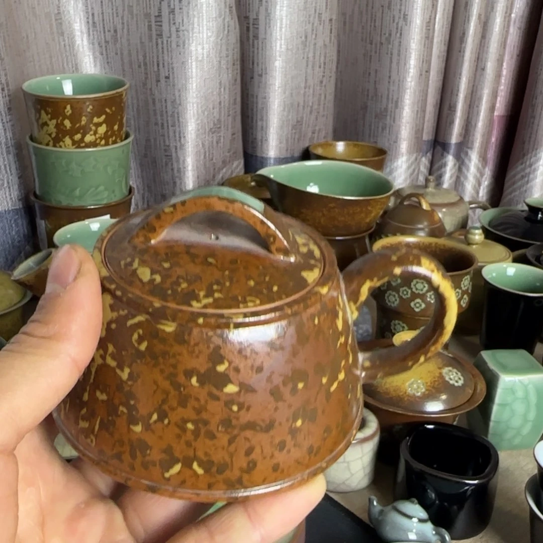 小金茶具青瓷茶器