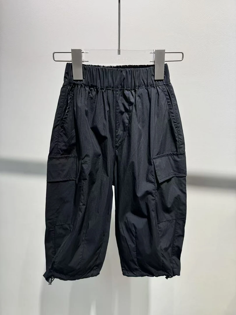 XTJ STUDIO童装 设计师款 LC小童 工装九分裤 新品