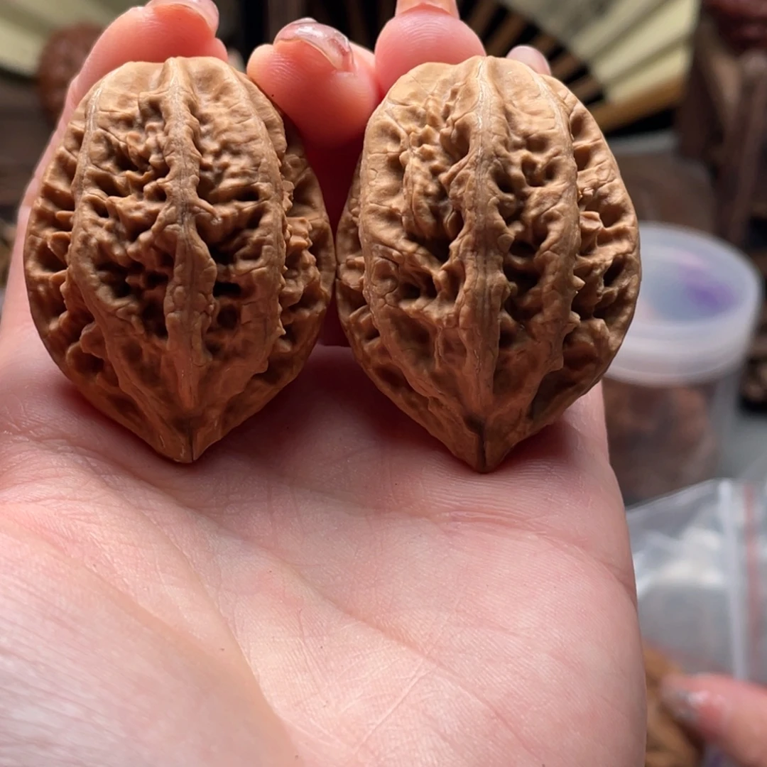 文玩核桃把件楸刀鱼37