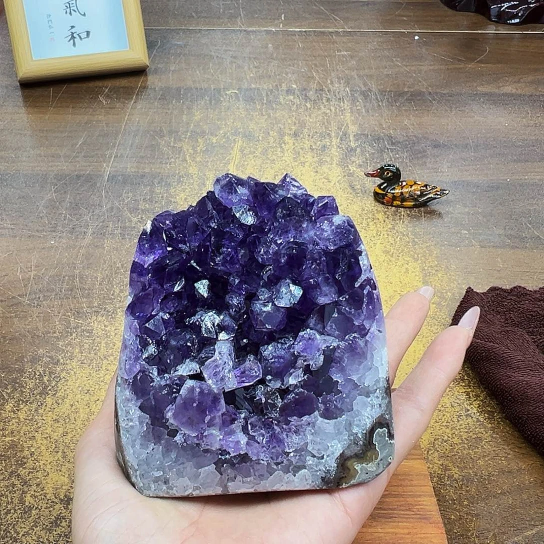 紫晶摆件未镶嵌晶体