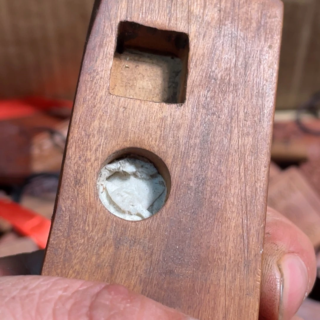 枣木雷击枣木雕刻底坐