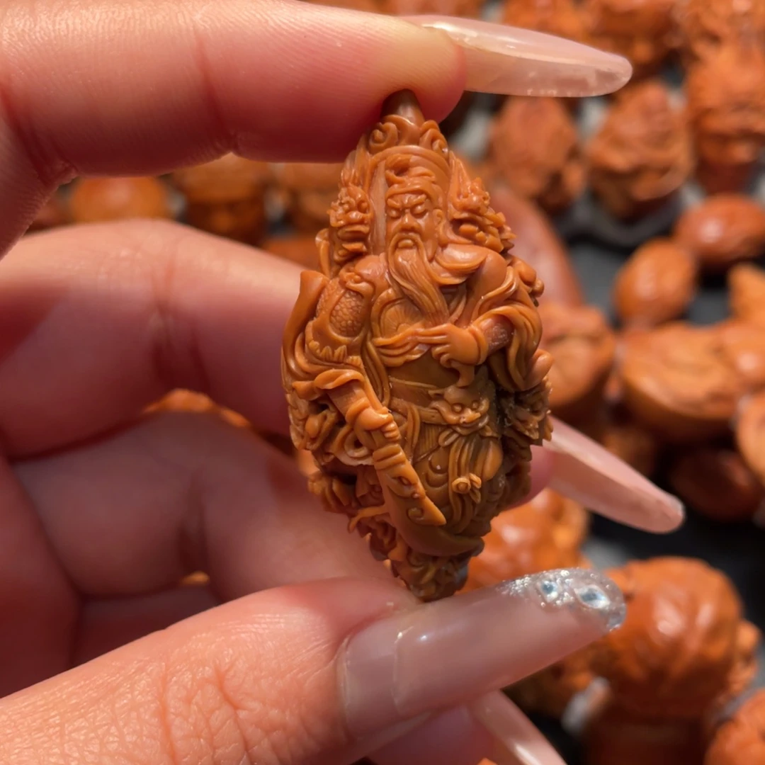 【闪购商品】手串/手链橄榄核九龙关羽