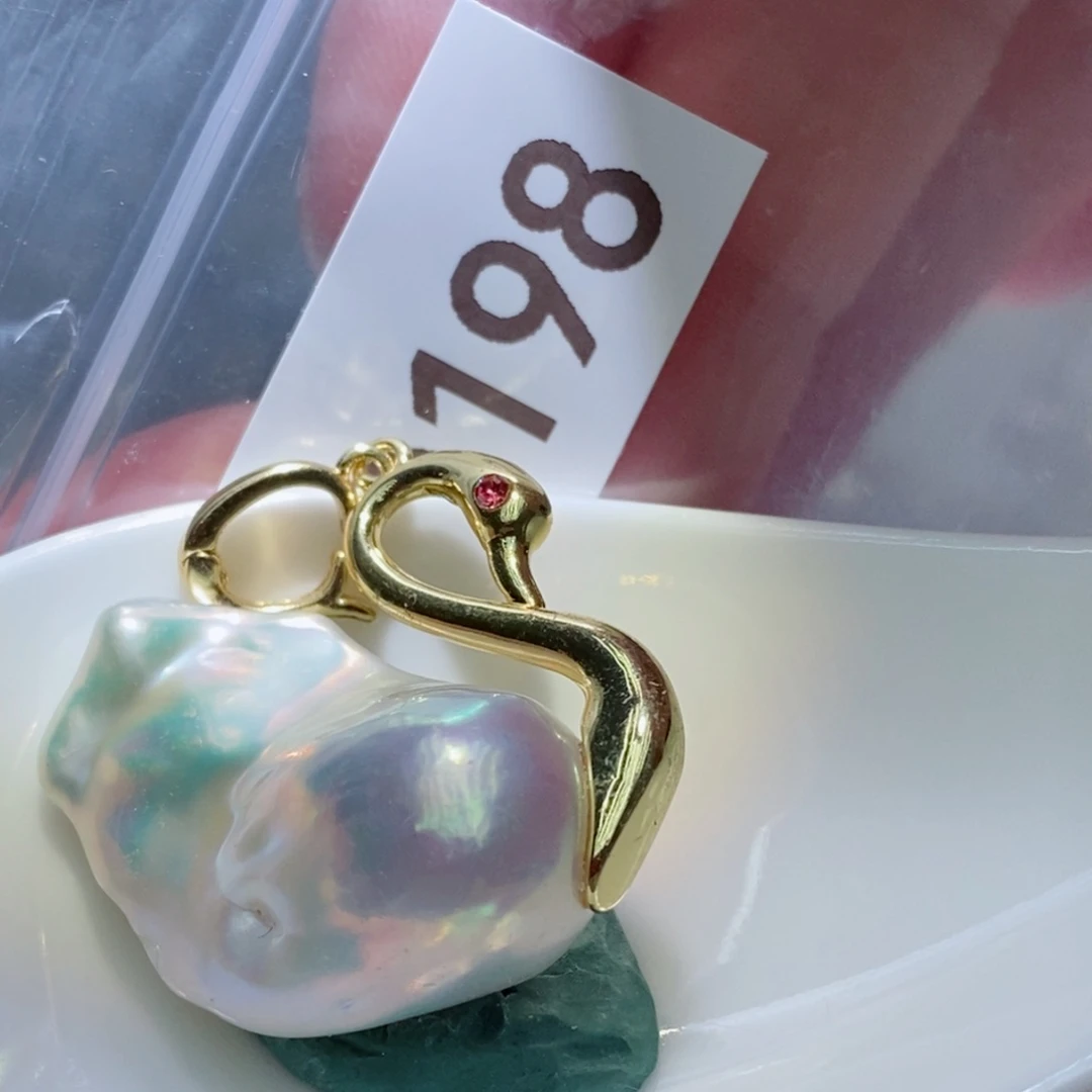 银S925镶嵌淡水珍珠其他