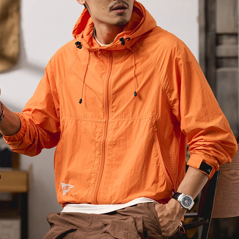 潮掌柜山系户外防晒功能大口袋户外百搭外套三防外套宽松连帽春装