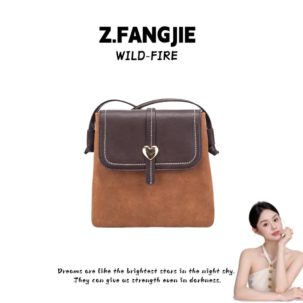 【 阿芳专属】BOKKUROEH新款经典棕拼色桶包小包休闲女包