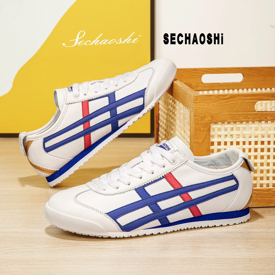 2025瑟潮仕男鞋女鞋百搭皮面阿甘鞋德训鞋软底真皮平底情侣鞋男款