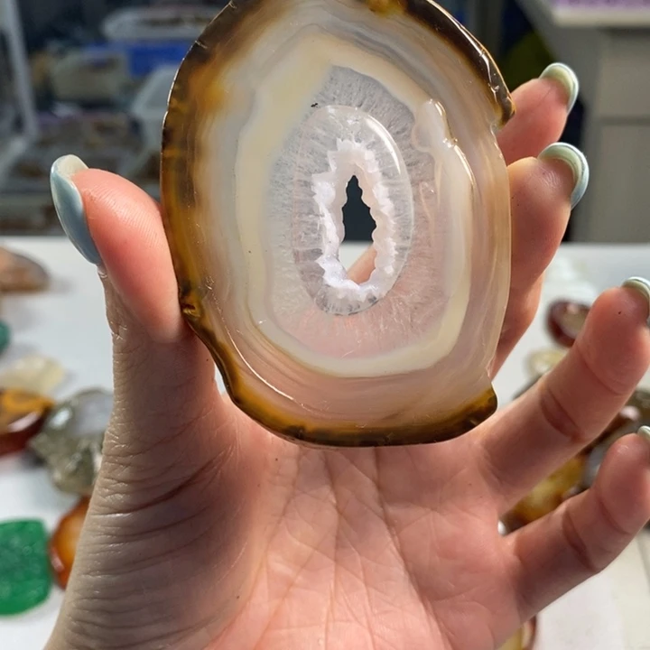 玛瑙/玉髓未镶嵌吊坠(不含链)