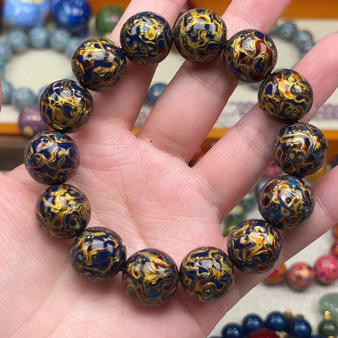 1.5蓝金手串。