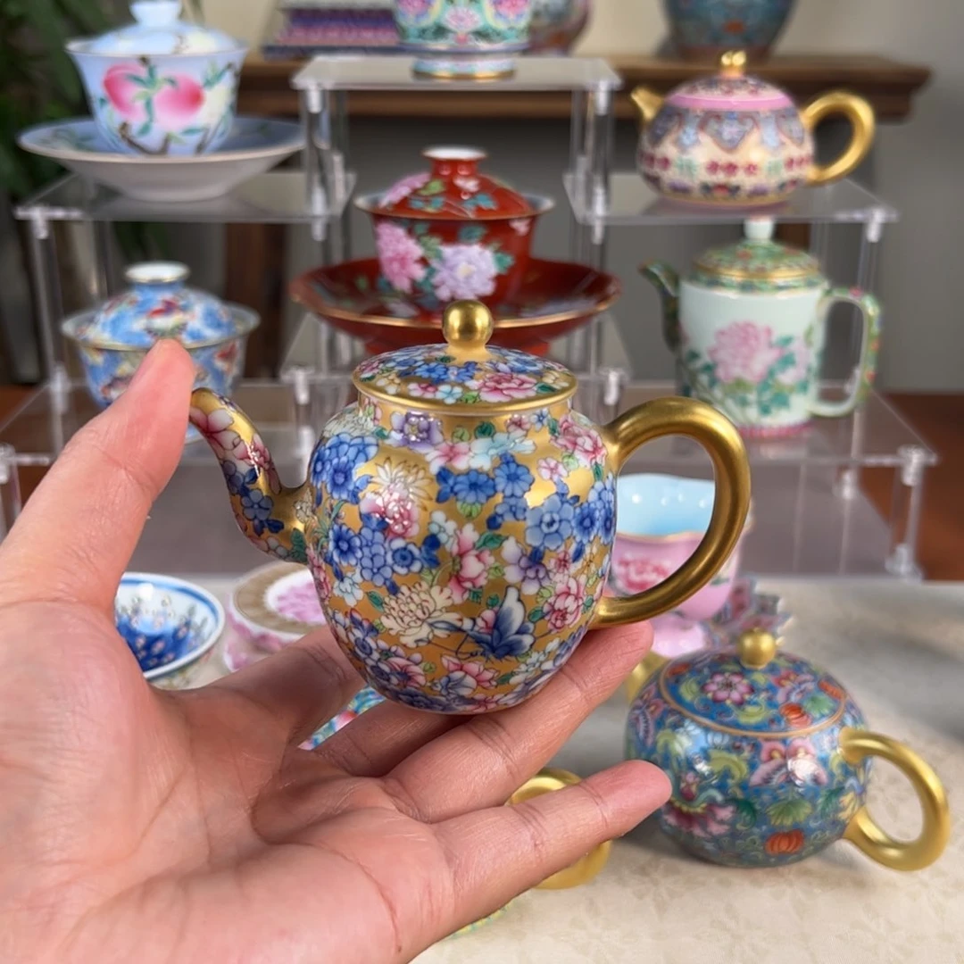 乐***?纯手工手绘 高端茶器