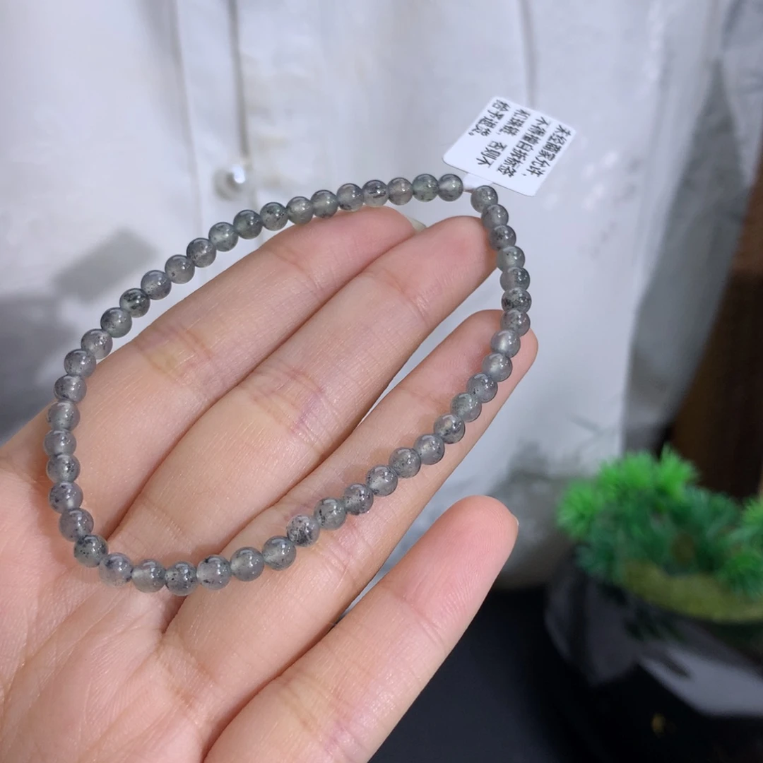 未镶嵌手串翡翠卡4.0冰胶乌鸡