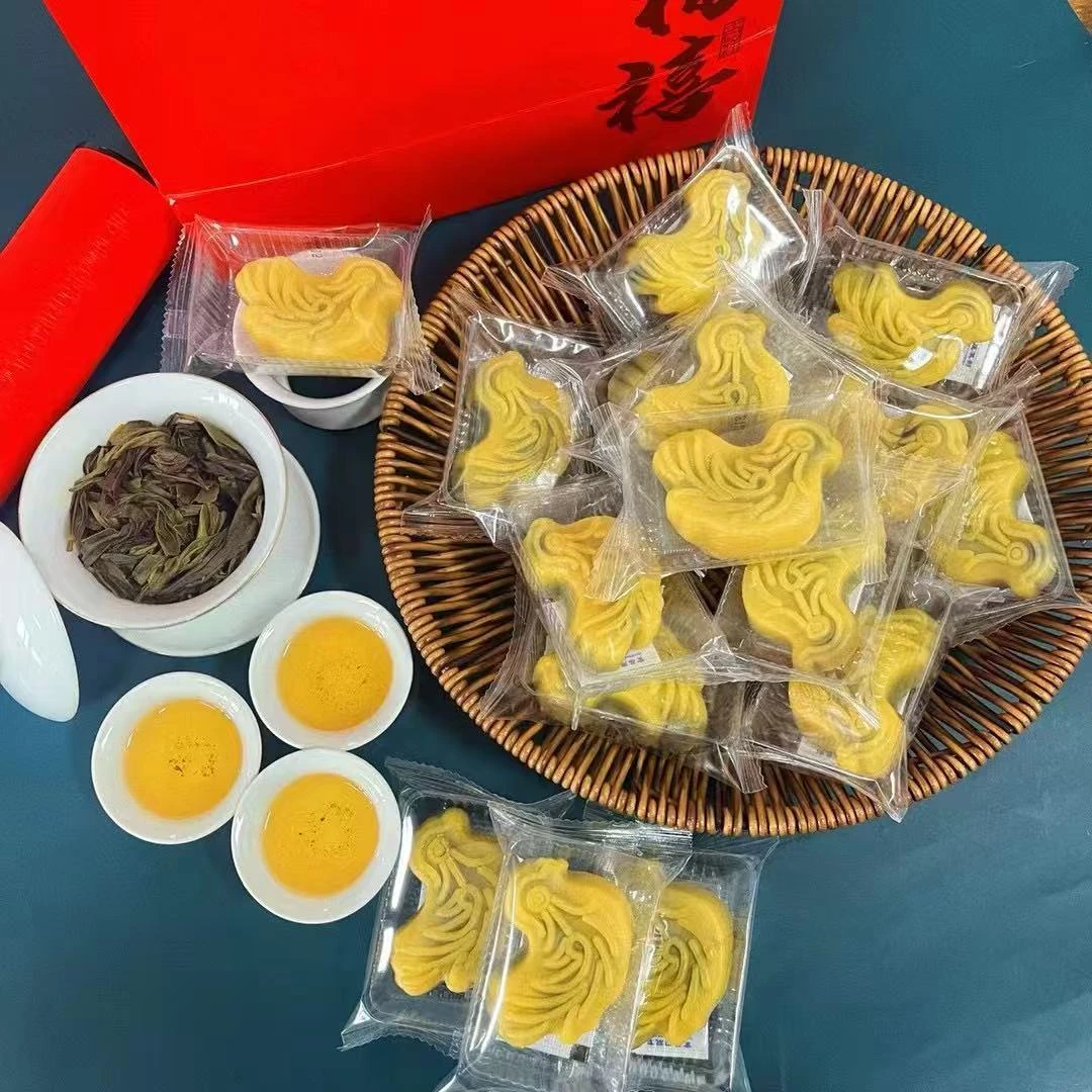 潮汕特产蛋黄肉松鸟饼