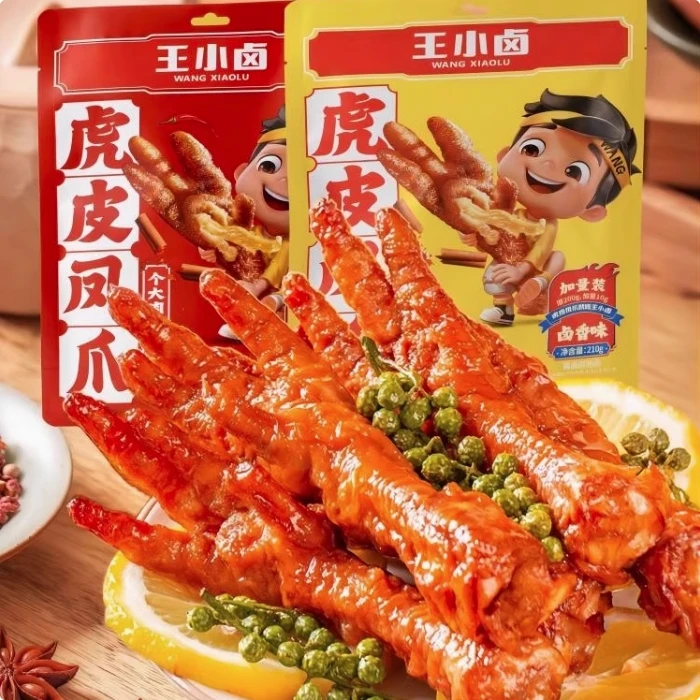 王小卤虎皮凤爪椒麻味210g*2