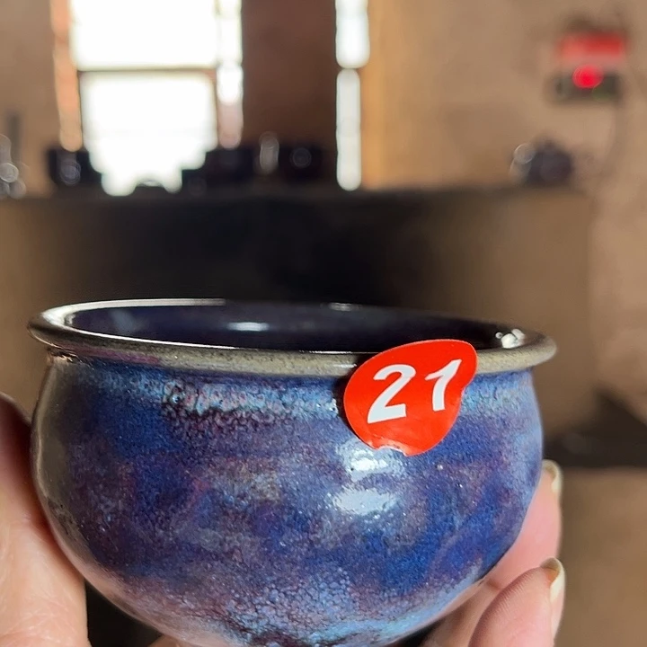 瓷片钧瓷手工艺品杯子