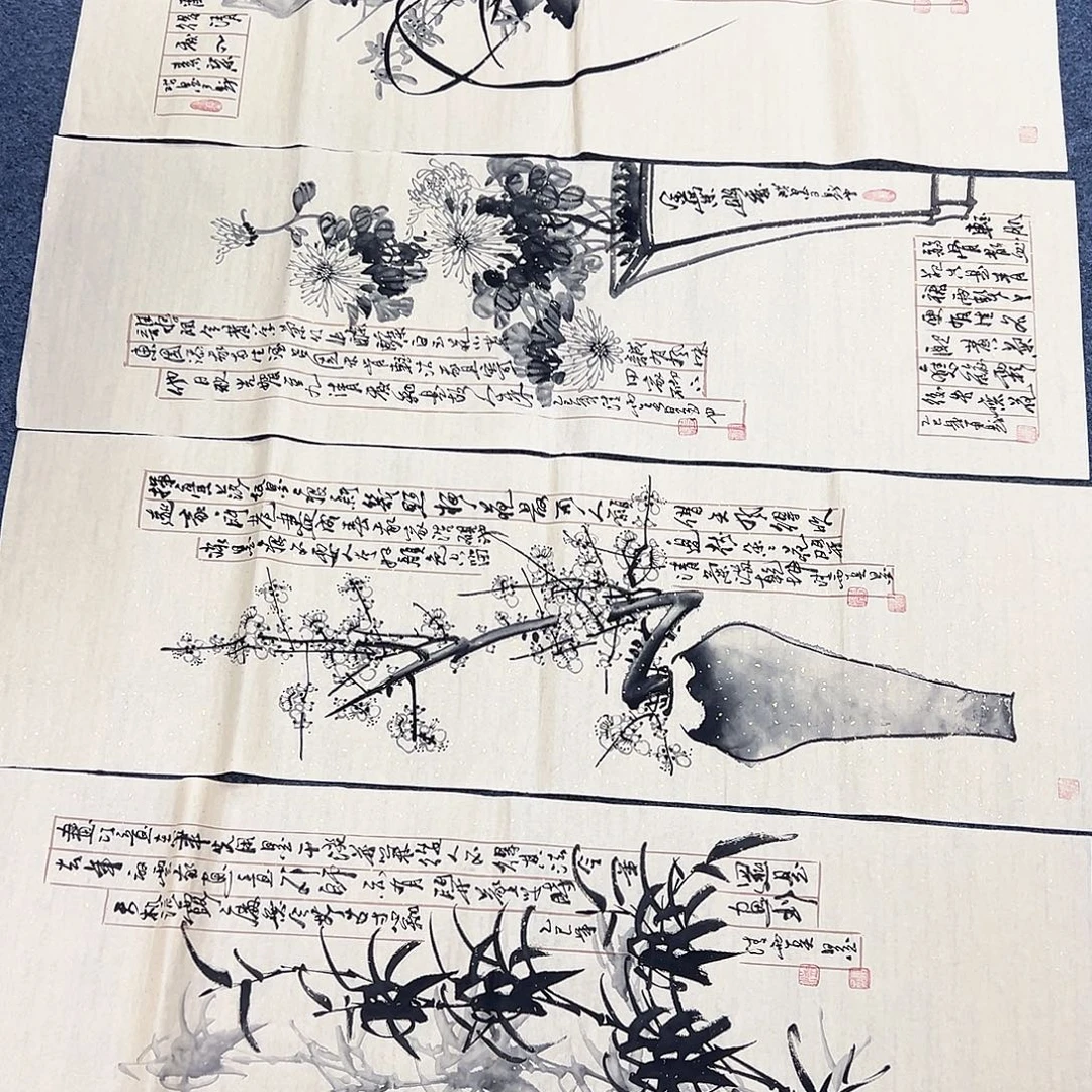 国画宣纸国画纯手绘作品