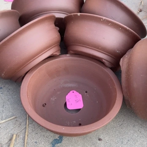 紫砂花盆100-7。  27-11