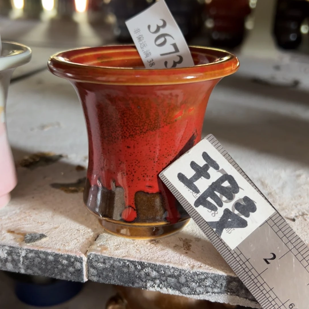 红陶景德镇手工花盆