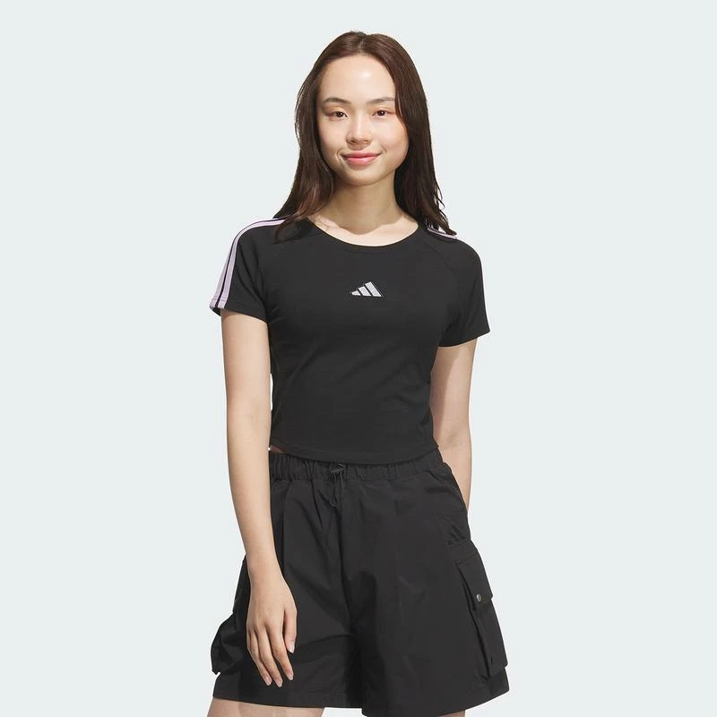 阿迪达斯 （adidas）女子运动休闲短袖T恤KB7753