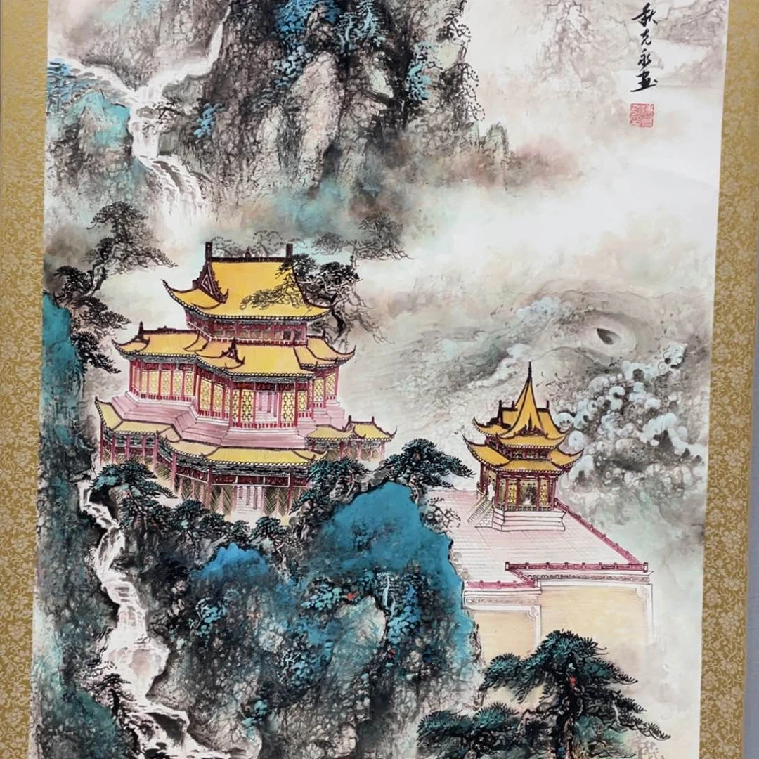 国画老师手绘带运险w