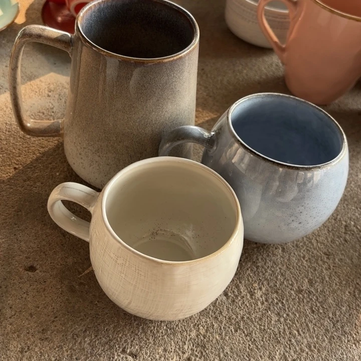 陶瓷水杯3个微瑕窑变系列