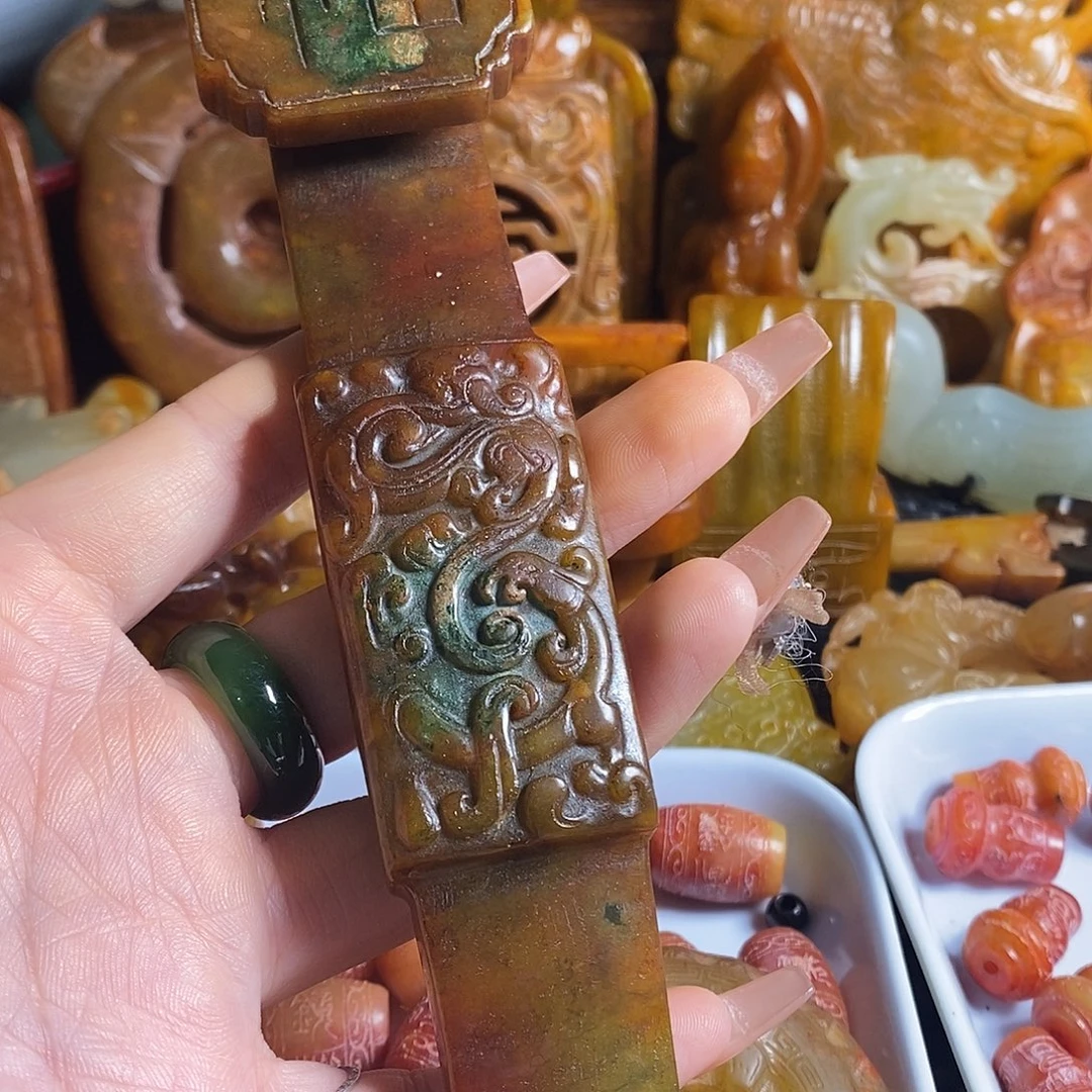 岫岩老玉（透闪石质玉）未镶嵌挂件