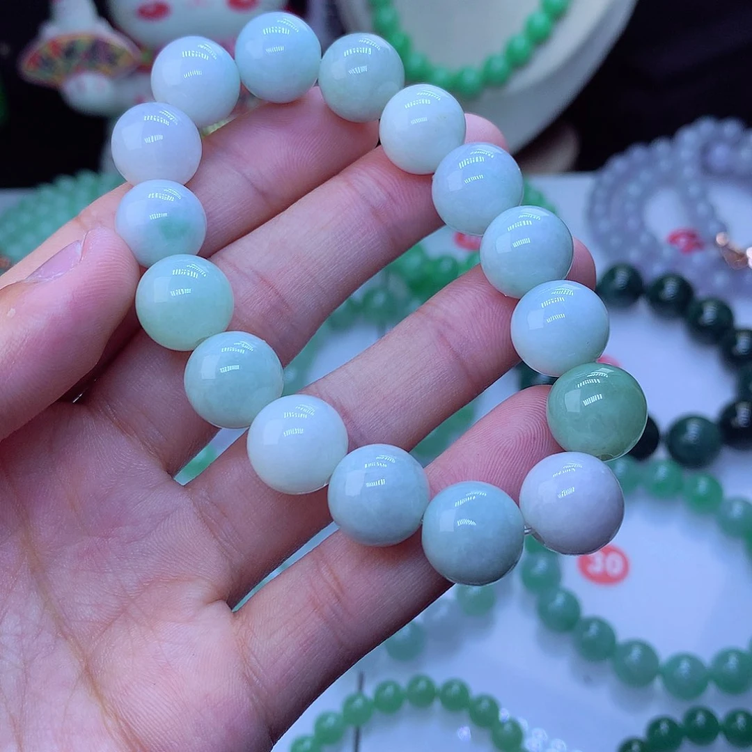 翡翠毛衣链未镶嵌