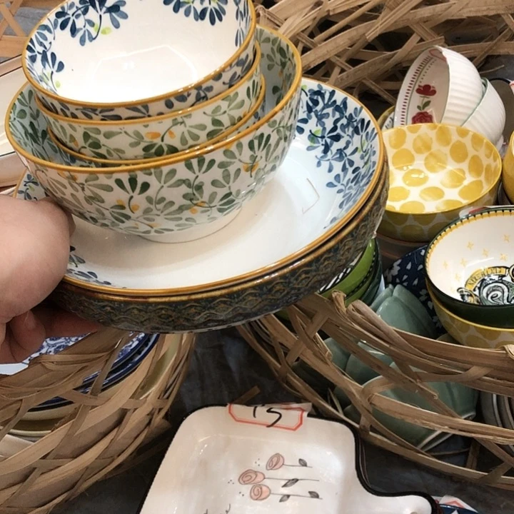 稻谷壳微瑕盘碗碟介意勿拍