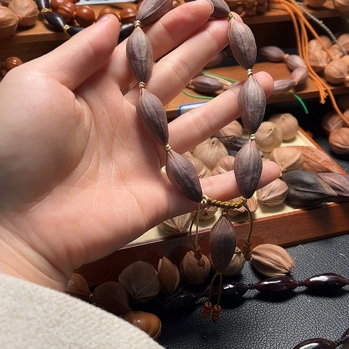橄榄核手串/手链四花1.4