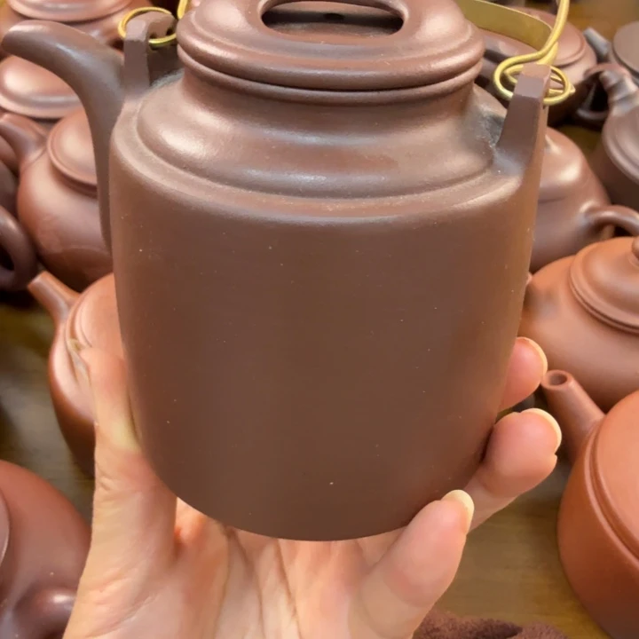 茶壶紫砂300cc紫泥洋桶