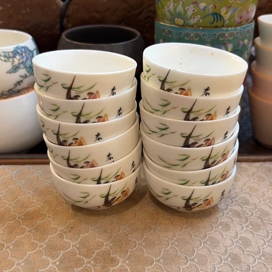 现代陶瓷单杯陶瓷杯子微瑕12个