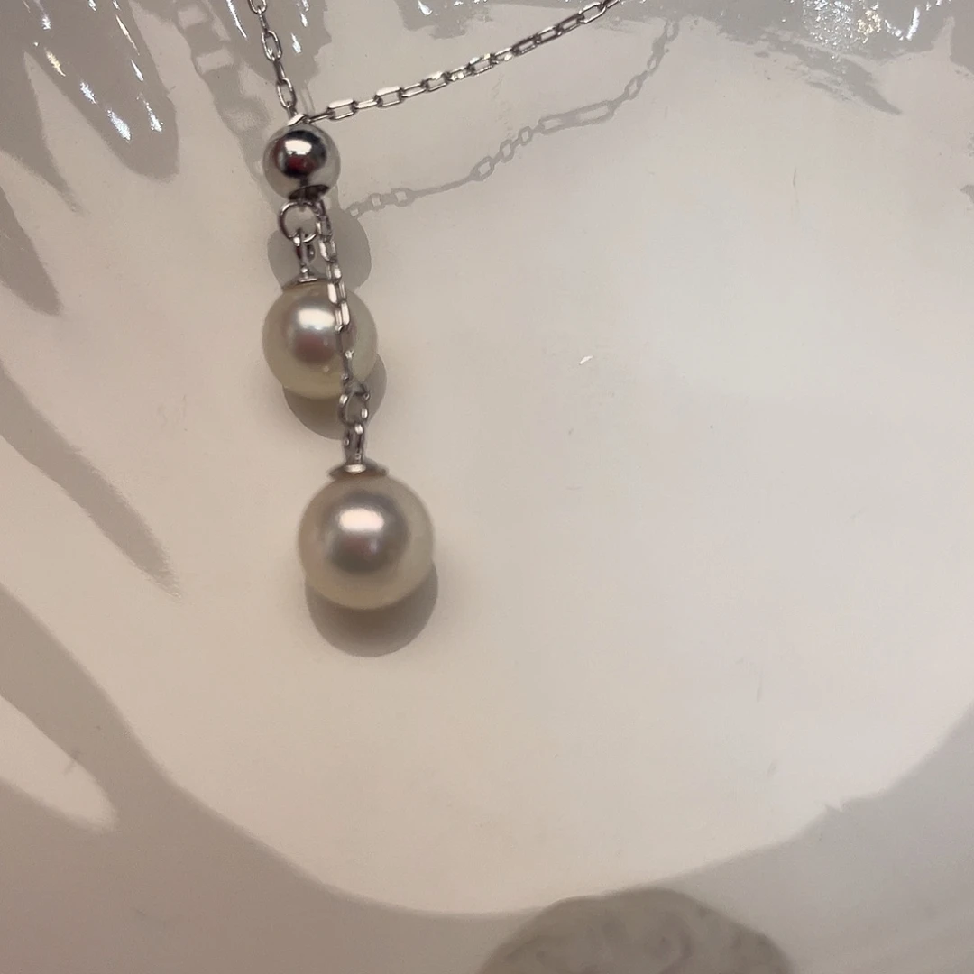 颈饰海水珍珠银S925镶嵌