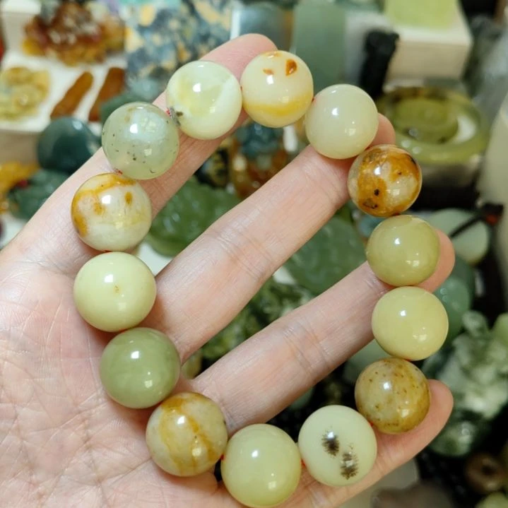 岫玉未镶嵌手串手串手串